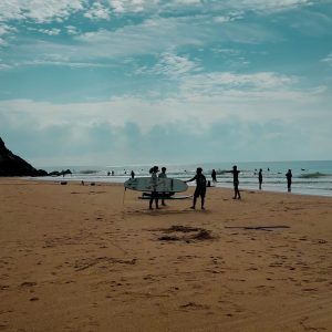 Surfing in Cherating